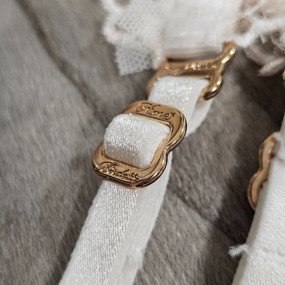 NWT Honey Birdette Capucine Ivory Suspender Garter Belt Size M - Picture 4 of 5